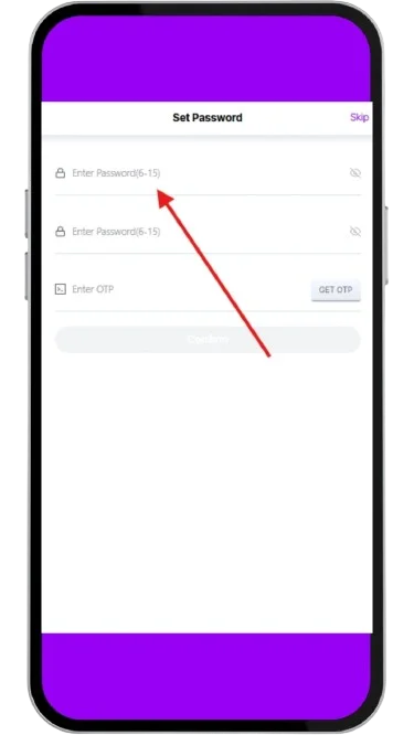 Set a strong password